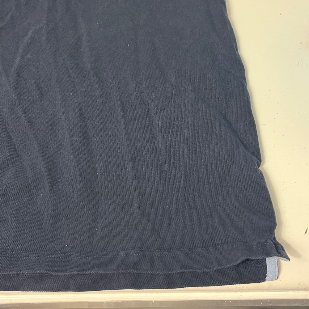 Tommy Hilfiger XXL Short Sleeve Navy Blue Custom Fit Collared Polo Top - Picture 3 of 5